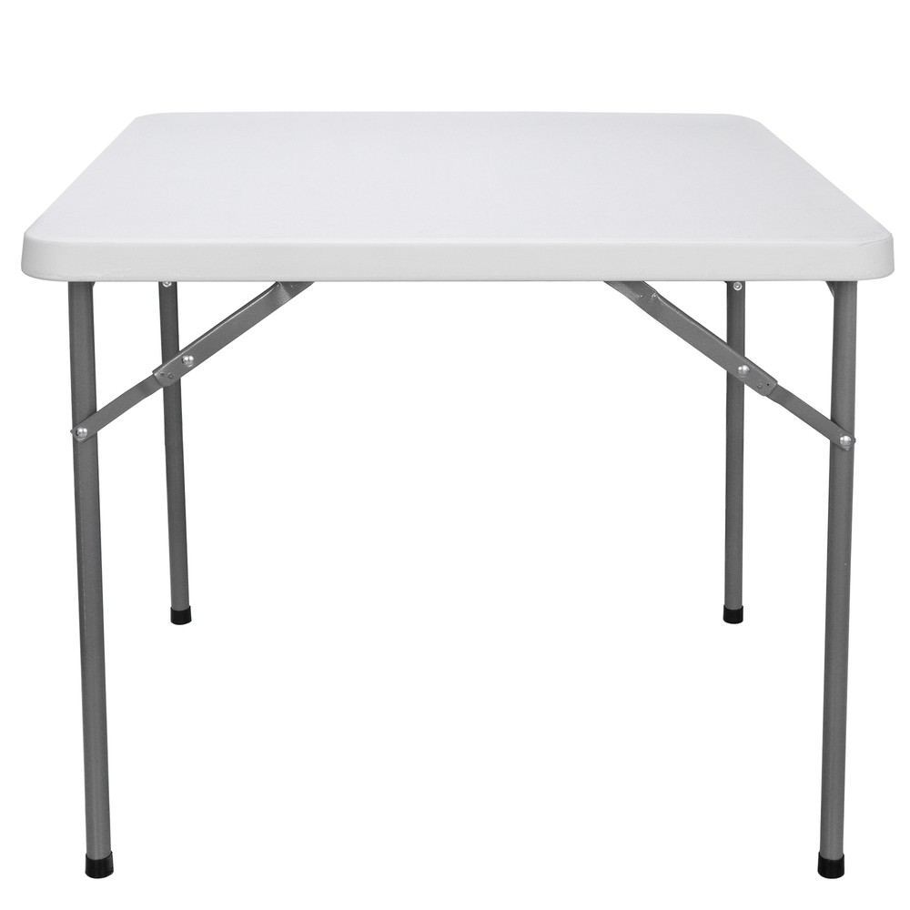 3ft Portable Plastic Folding Table Square Card Table Indoor Outdoor Dining Party