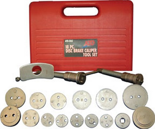 ATD Tools 5165 Disc Brake Caliper Tool Set, 18 pc.