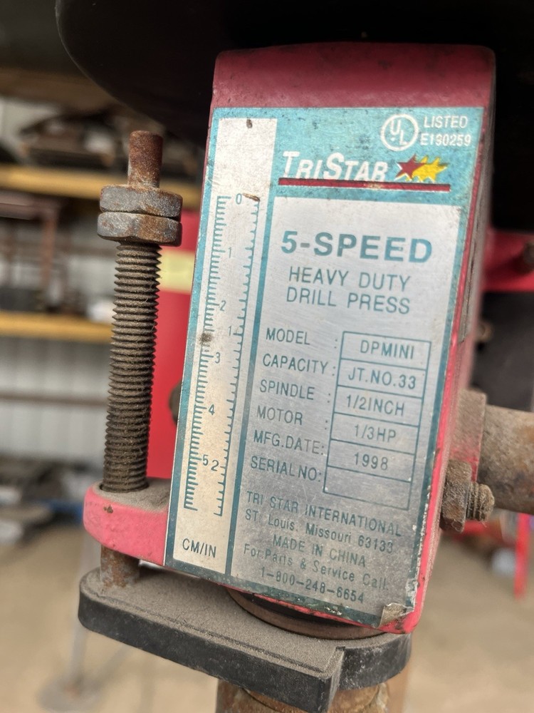 TriStar Drill Press Model #DPMINI