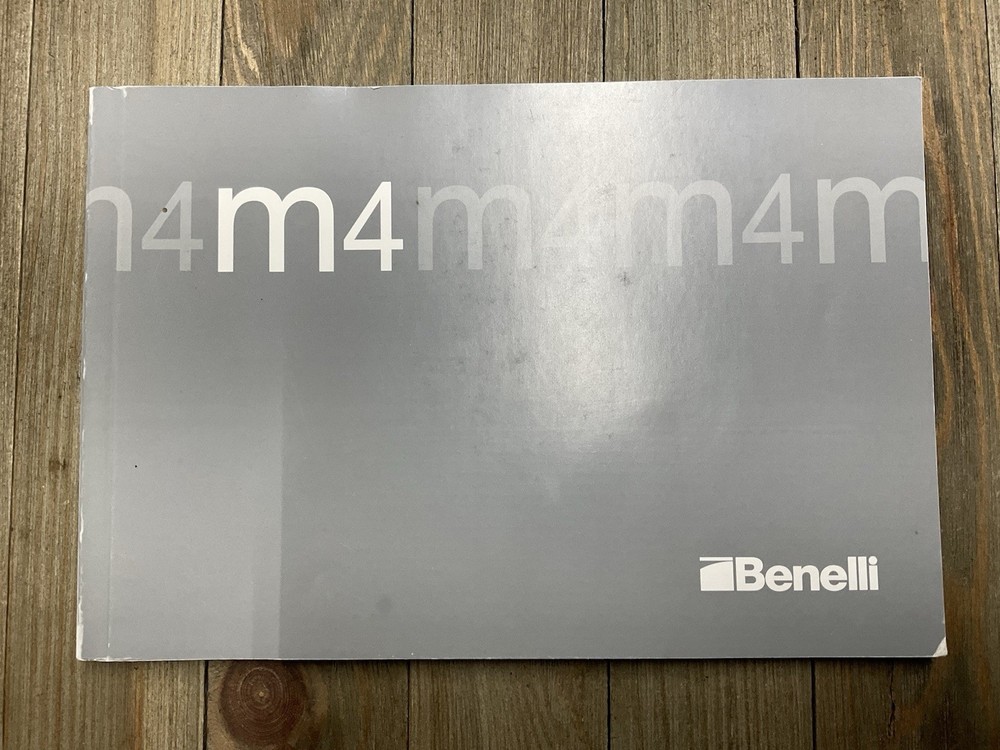 Factory Benelli M4 Shotgun Manual Dated 01/2012