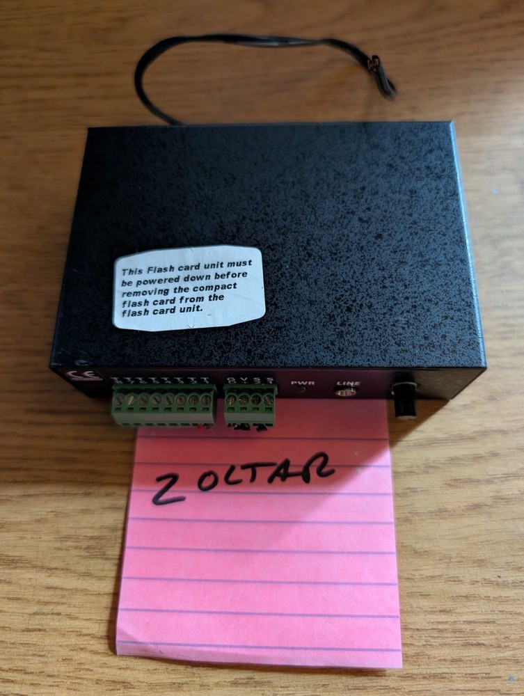 ZOLTAR Speaks FORTUNE Teller FLASH CARD READER