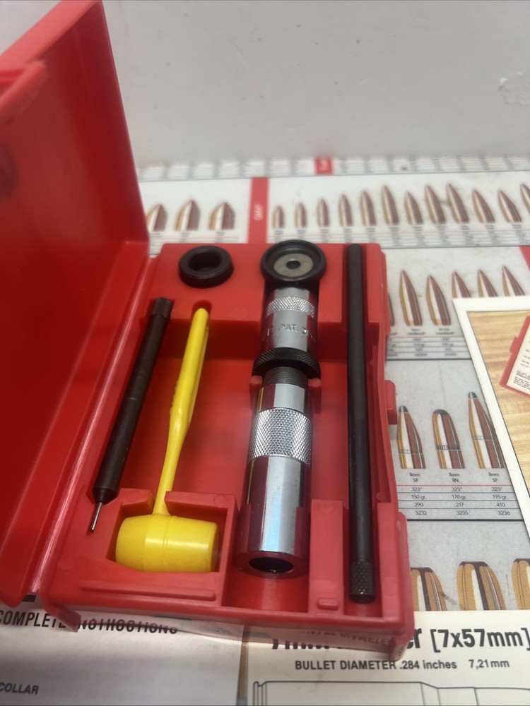 VTG LEE LOADER COMPLETE RELOADING TOOL 7X57 MAUSER & GUIDES REAL NICE