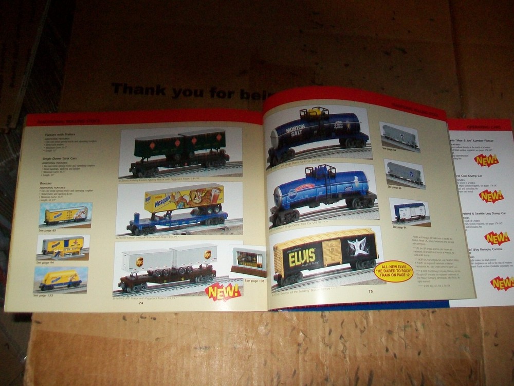 2004 Vintage Lionel Train Catalog Volume 2