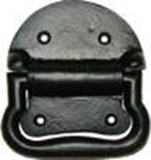3-5/16" Cast Iron Chest Handle with Black Finish