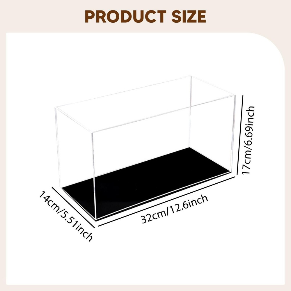 1/9 Model Car Display Case Protective Showcase Stackable Toy Car Storage Case