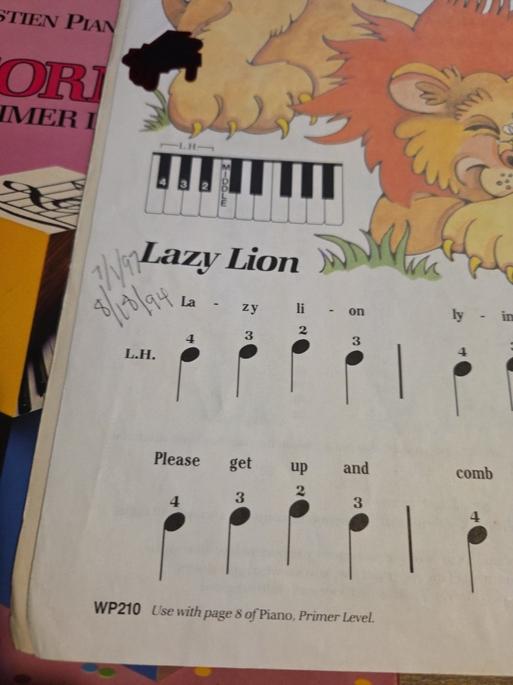1 Book - Bastien piano basics primer level - Performance
