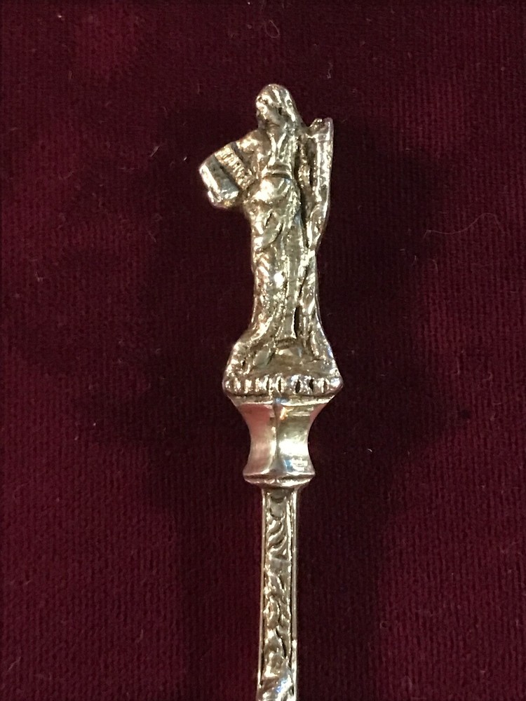 Antique Continental Gilt Silver Figural Spoon