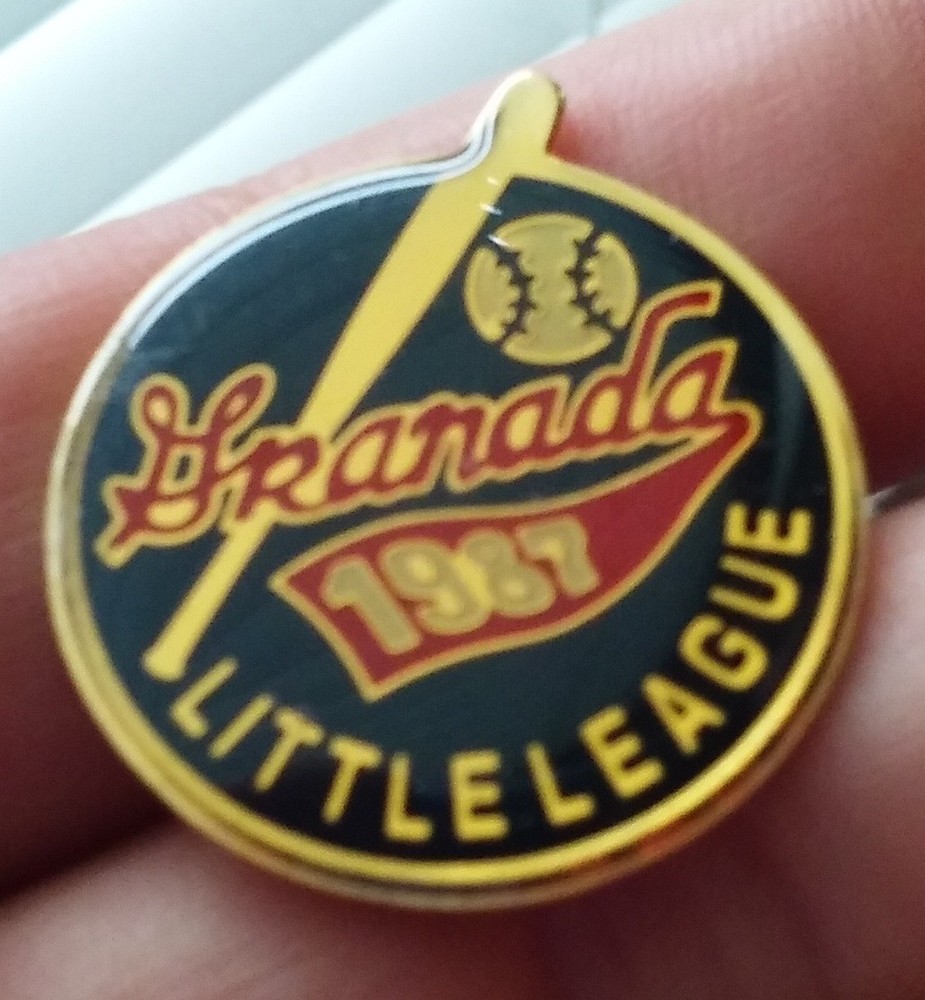 Granada 1987 pin Little League Baseball