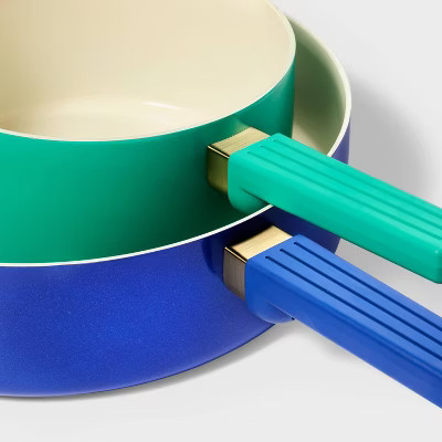 8pc Aluminum Ceramic Cookware Set - Tabitha Brown