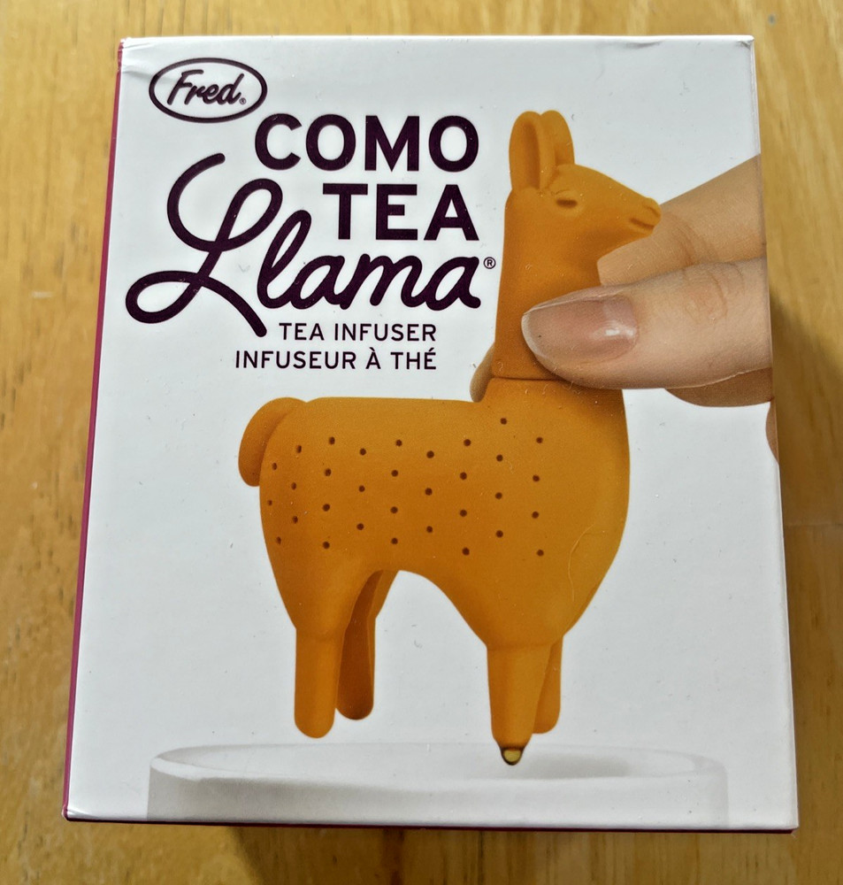 Como Tea Llama Infuser - Fred, Silicone, 4" tall