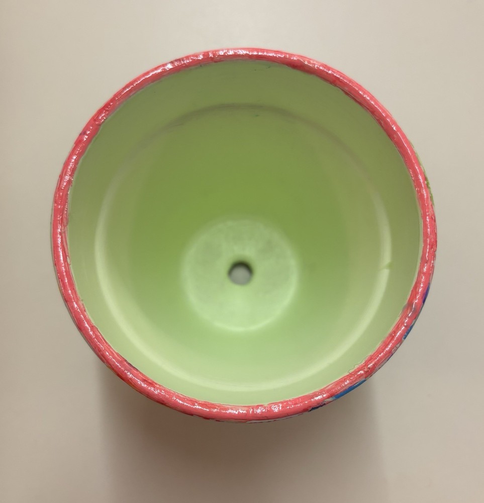 Hand Painted Flower Pot