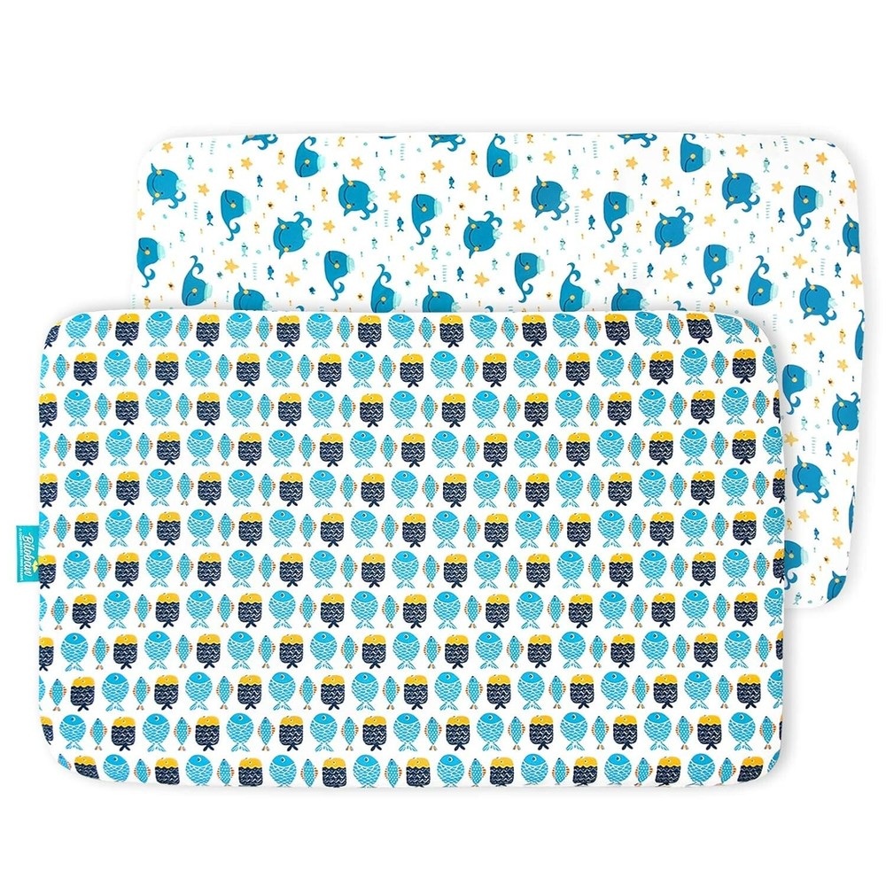 Pack N Play Sheets Fitted Portable Playard Mini Crib Sheets 2 Pack 39"x27"