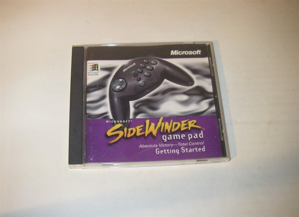 MICROSOFT SIDEWINDER GAME PAD CONTROLLER SOFTWARE CD
