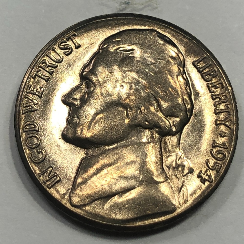 1954-S Jefferson 5 cent - Uncirculated