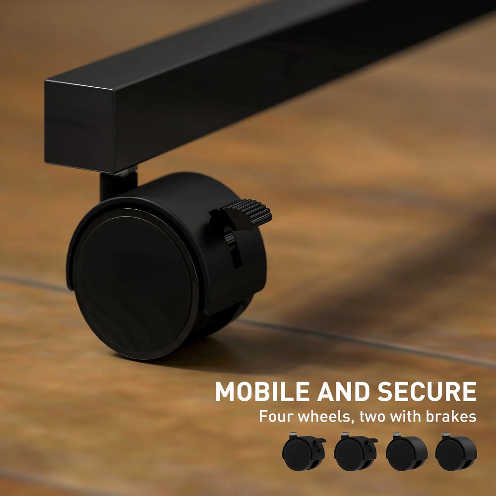 Home Office Computer Desk Adjustable Standing Desk Oak