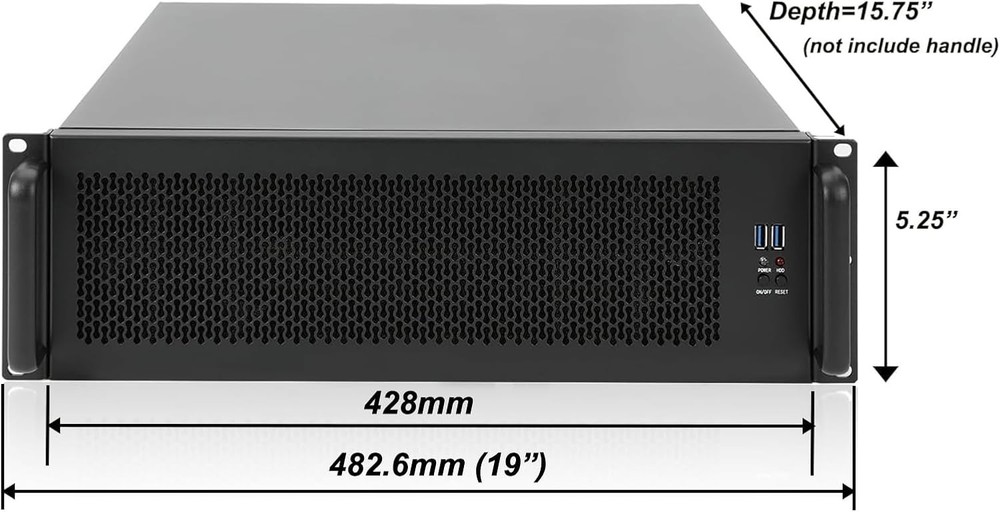 RackChoice 3U rackmount Server Chassis Support Liquid Cooling #2705X R7