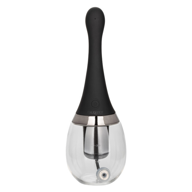 Ultimate Rechargeable Automatic Silicone Anal Douche Cleansing System Black