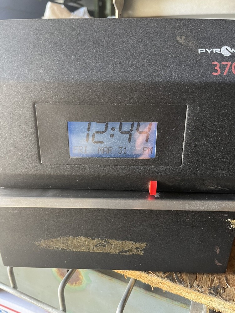 Pyramid Time Systems Model 3700 Heavy-Duty Time Clock