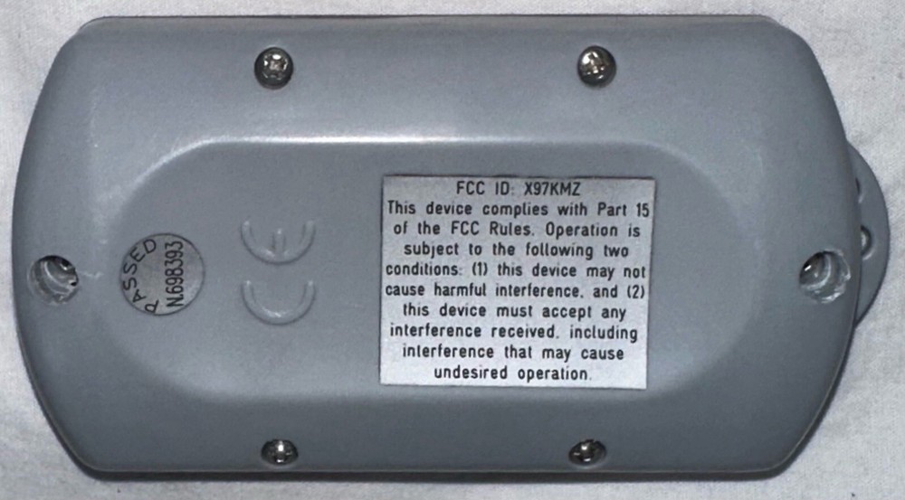 Lewmar Replacement 3-Button Wireless Fob, 68001005