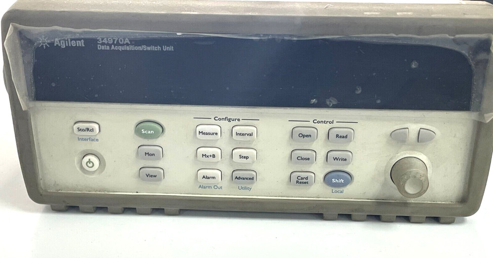 AGILENT DATA ACQUISITION/SWITCH UNIT 34970A *BROKEN HANDLE-SEE PICS*