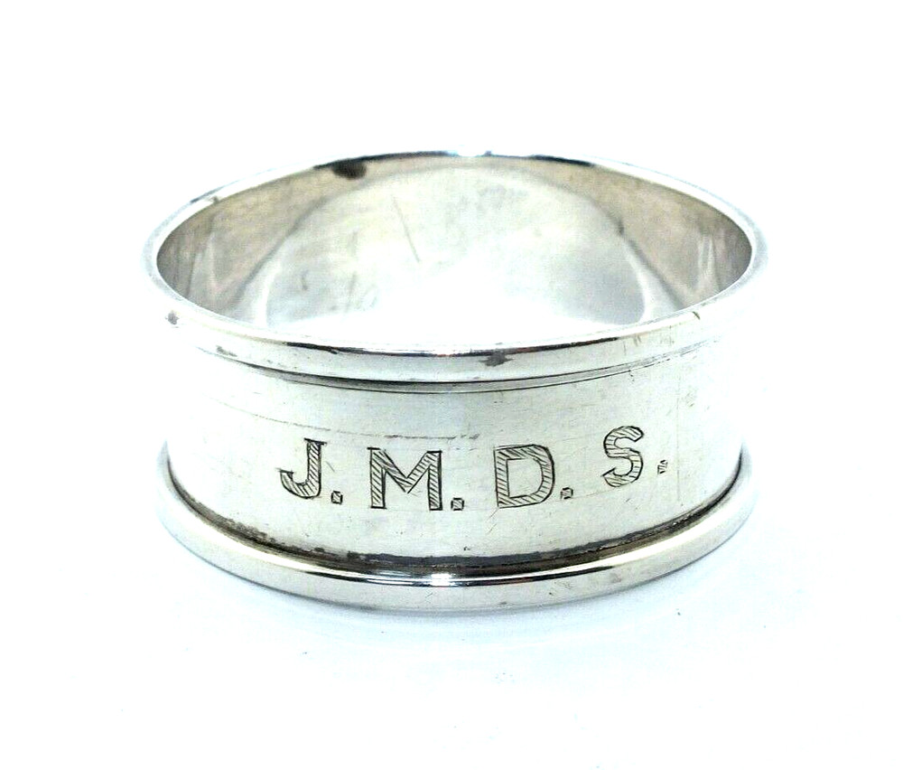 Solid silver near antique napkin ring