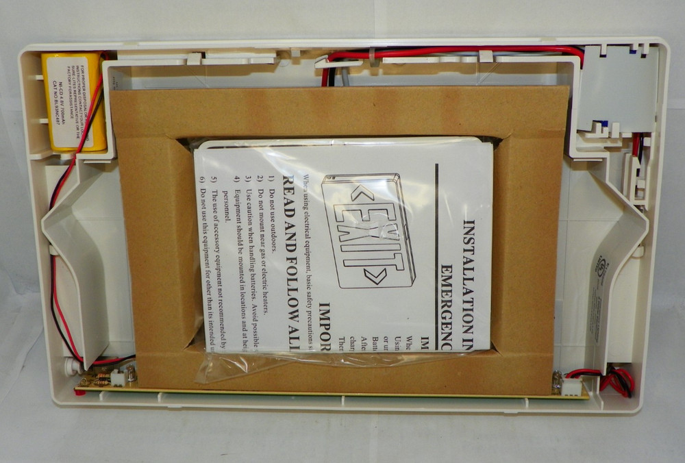 LED EMERGENCY EXIT LIGHTING FIXTURE