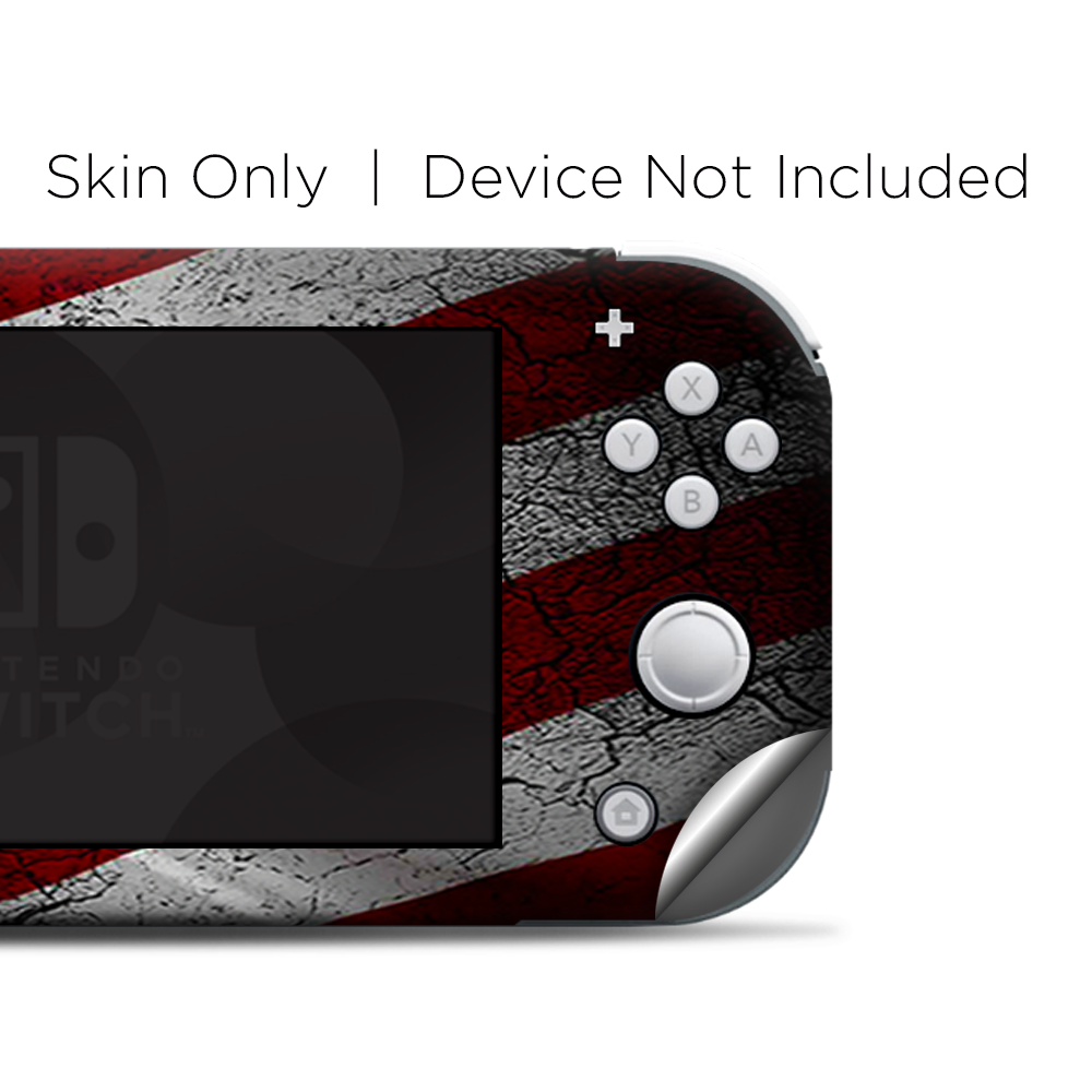 Skins Decals wrap for Nintendo Switch Lite - American Flag distressed wave