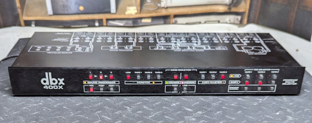 DBX 400X program route selector (switchbox). Used but still works