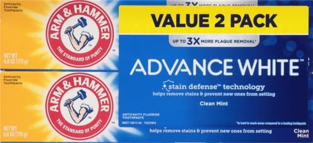 Fresh Mint Advance White Toothpaste – Powerful Whitening & Plaque Control, 6 oz