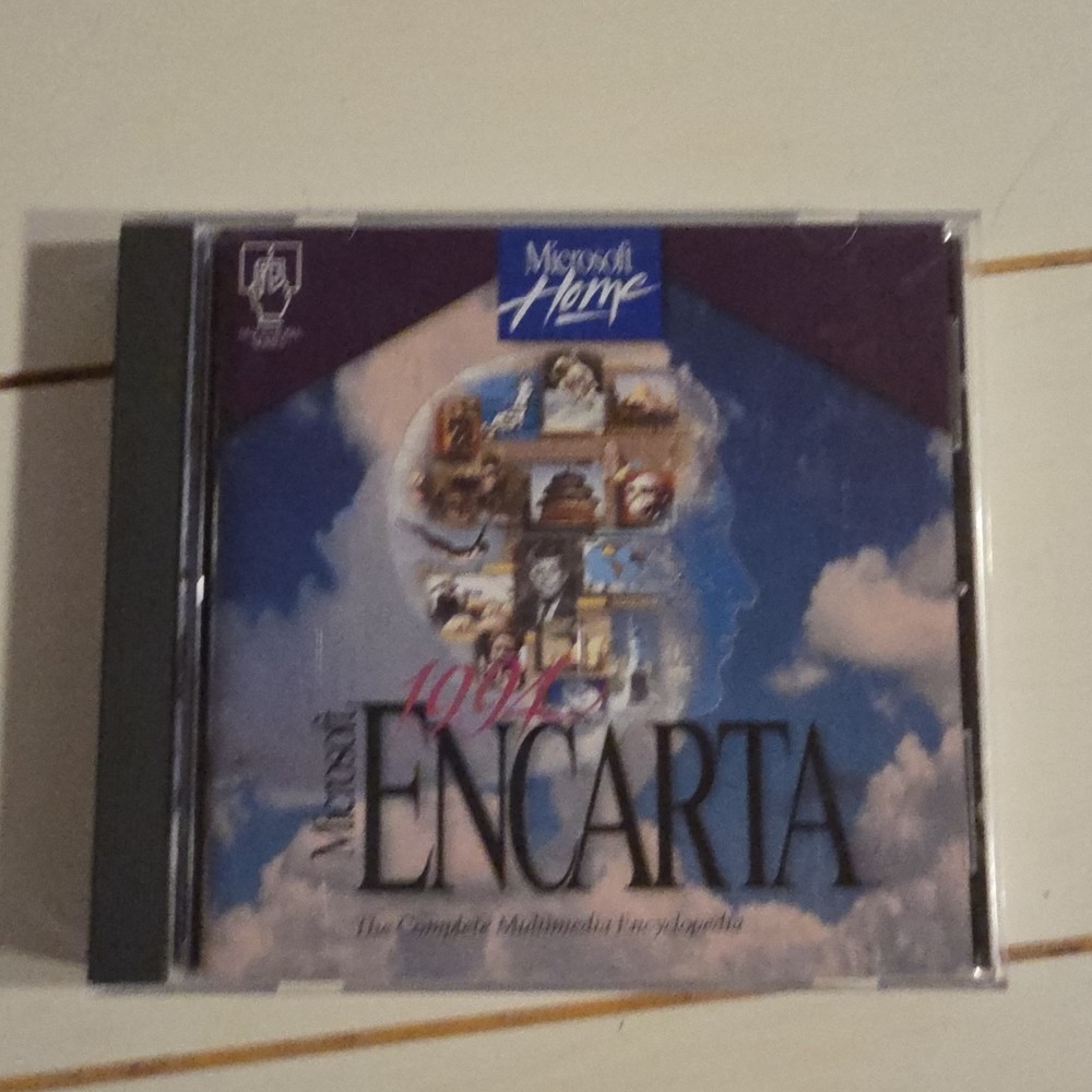 Microsoft ENCARTA 1994 VINTAGE CD FOR MAC Version