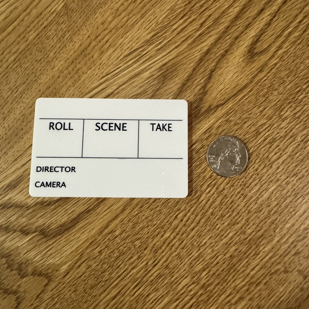 Insert Slate For Video Production | Mini Slate | Macro Micro Slate
