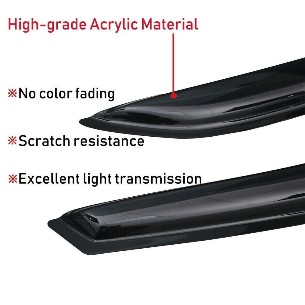 For Jeep Compass 2007-2016 Window Visor Rain Guard Deflectors
