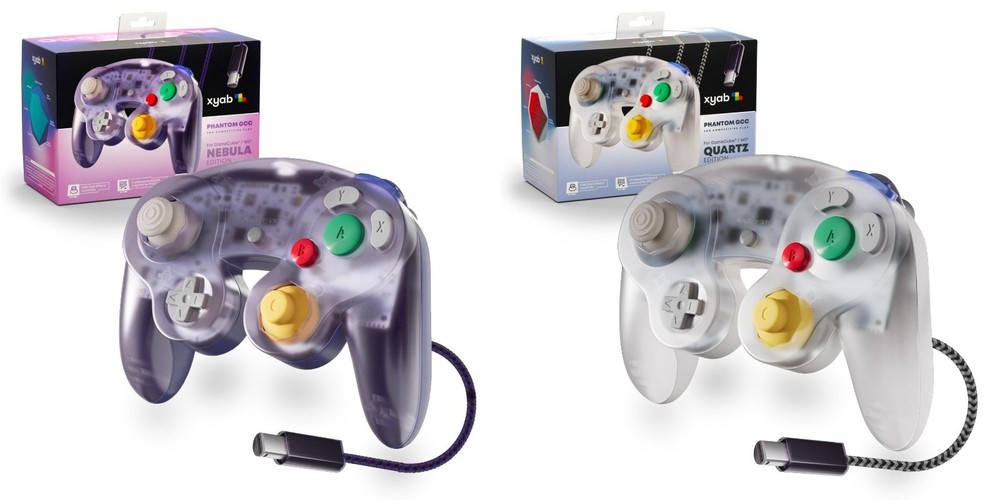 Phantom GCC Quartz V2 GameCube Controller TMR Sticks PhobGCC Low Latency Wired