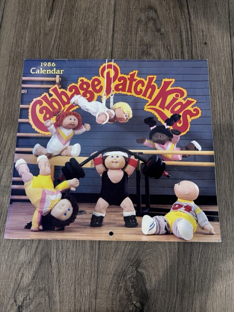 1986 cabbage patch kids calendar