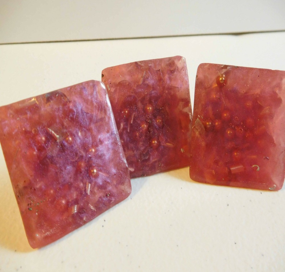 Flamingo Pink Small Pyramids Positive Orgone