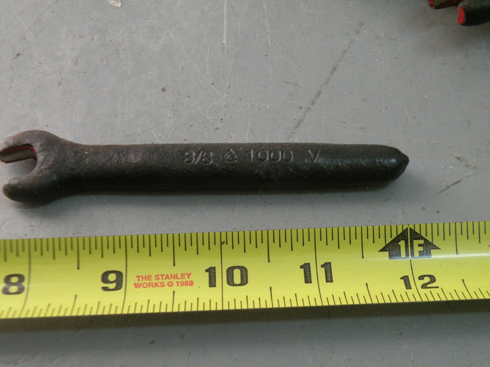Cementex 1000v Insulated Open End Wrench 3/8"