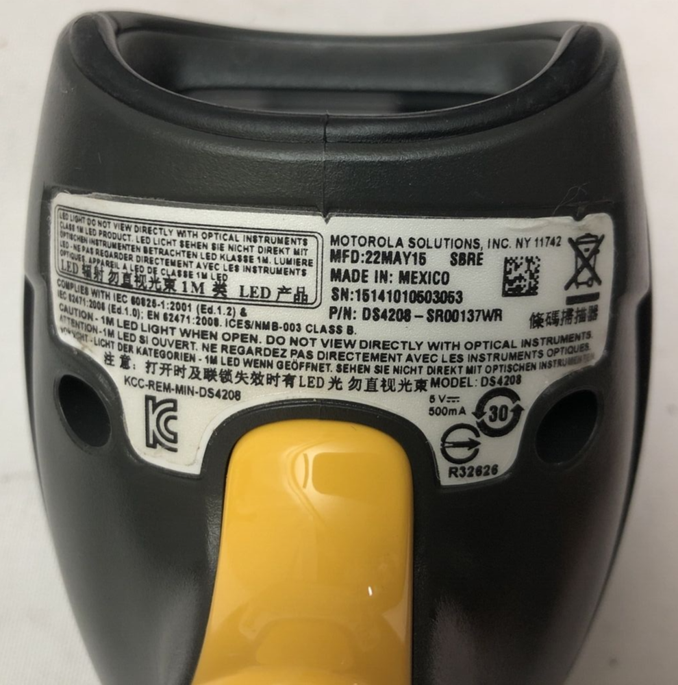 Micros Oracle Workstation 6 POS System - motorola SCANNER ONLY includes cords