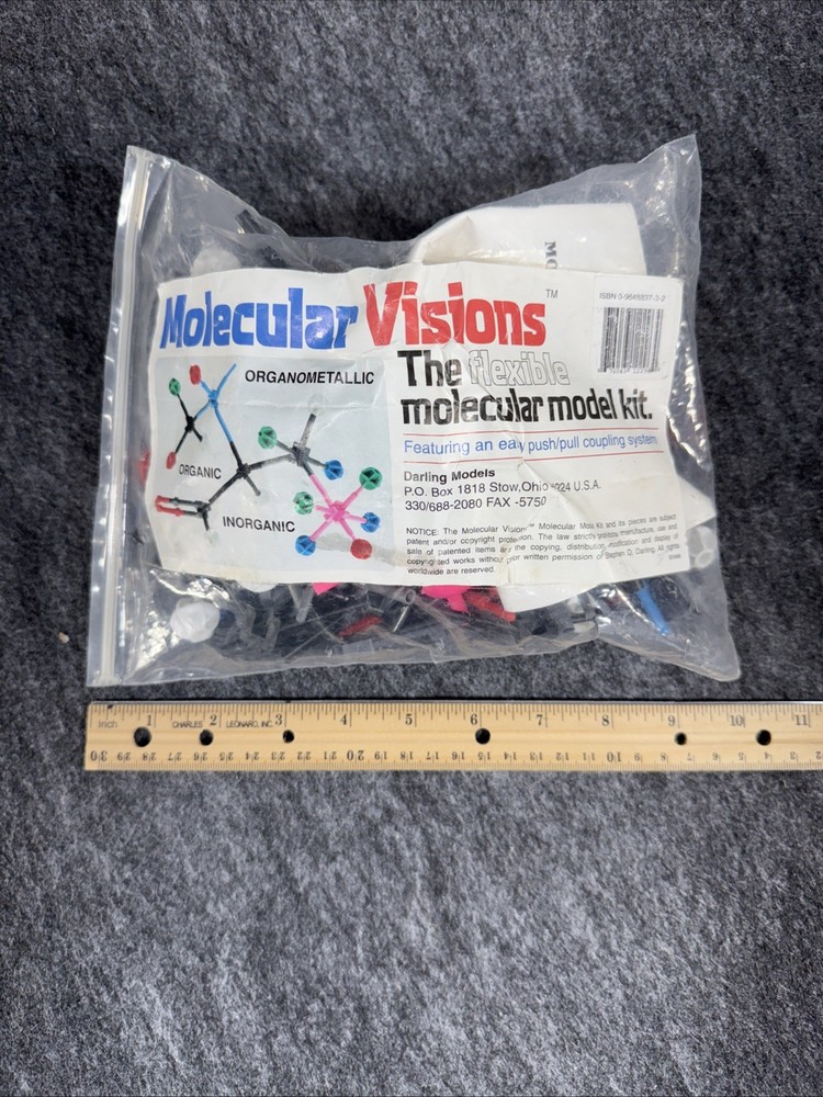 Molecular Visions The Flexible Molecular Model Kit from 1996 - No Box