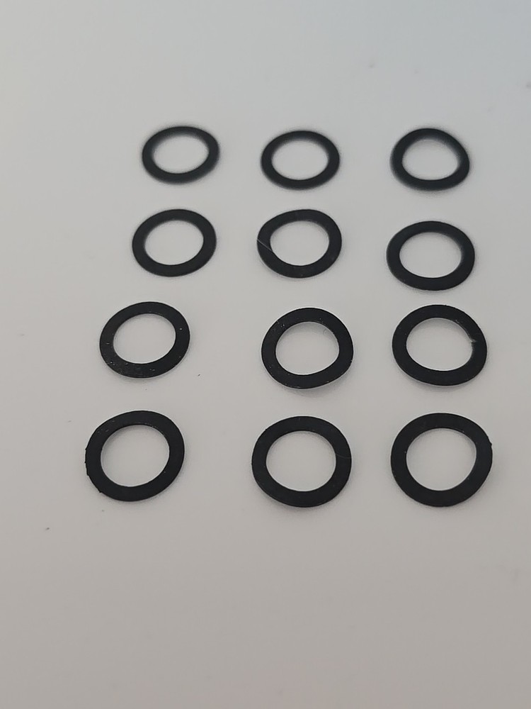 Phonograph Headshell Washers Neoprene 12 Pcs In Package ADC quality