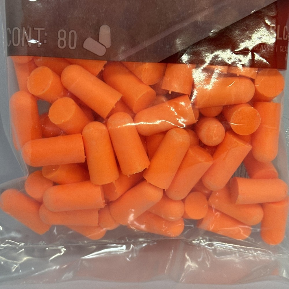*NEW* 3M Orange Disposable Ear Plugs (80-Pack)