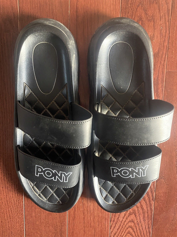 MEN'S PONY DIVER BLACK Size 13 SANDALS