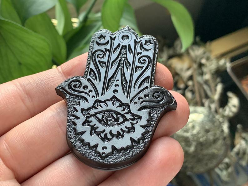 Orgonite® Cell Phone EMF Shield Protector - Hamsa