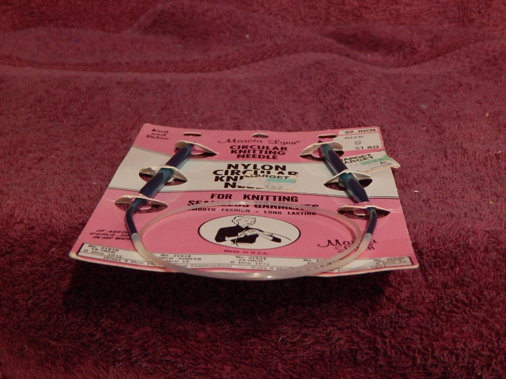 Marcia Lynn Circular Knitting Needles Size 6 29"
