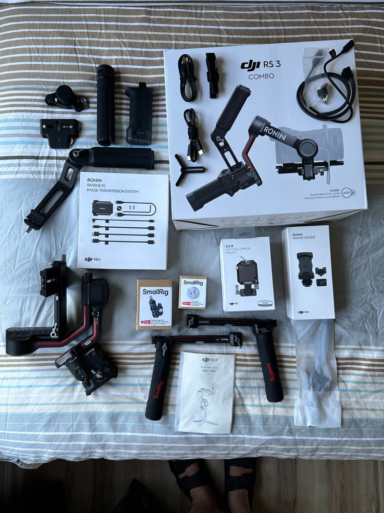 DJI RS 3 Combo Stabilizer RS3 + Raveneye module+extras