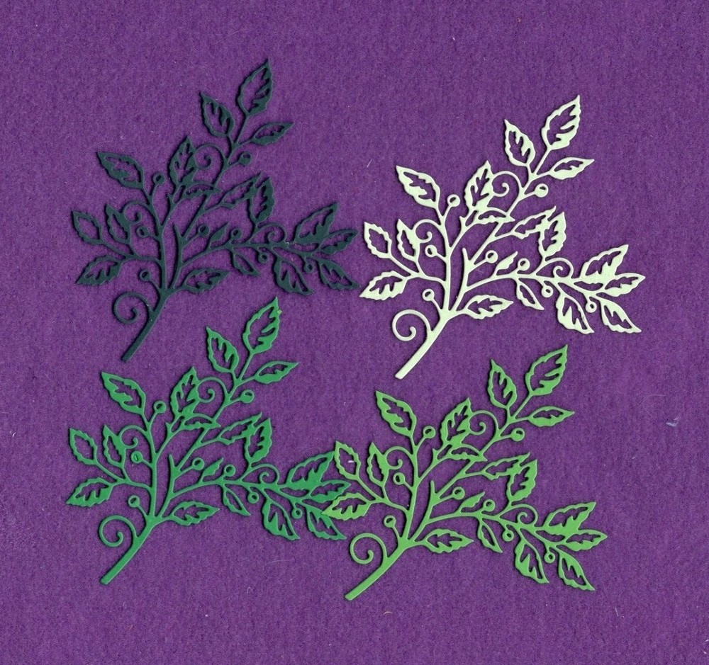 IVY # 16 leaf die cuts scrapbook cards