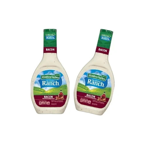 ( 2 Pack ) Hidden Valley Condiment & Dressing, Bacon Ranch 16 Fl Oz