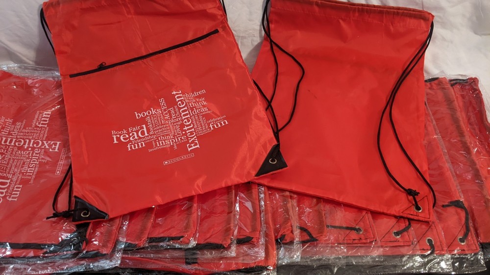 Red Book Lovers Drawstring Backpack String Bag Cinch Sack Pack Storage Knapsack