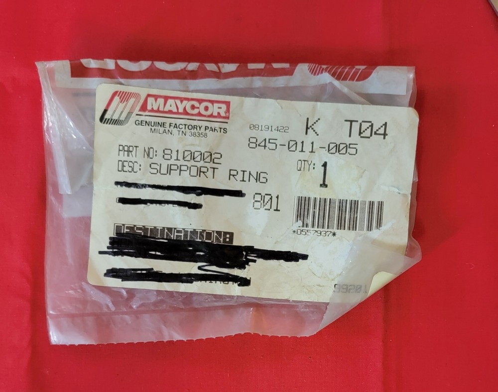 810002 Maytag Garbage Disposal Support Ring NLA NEW Open Package