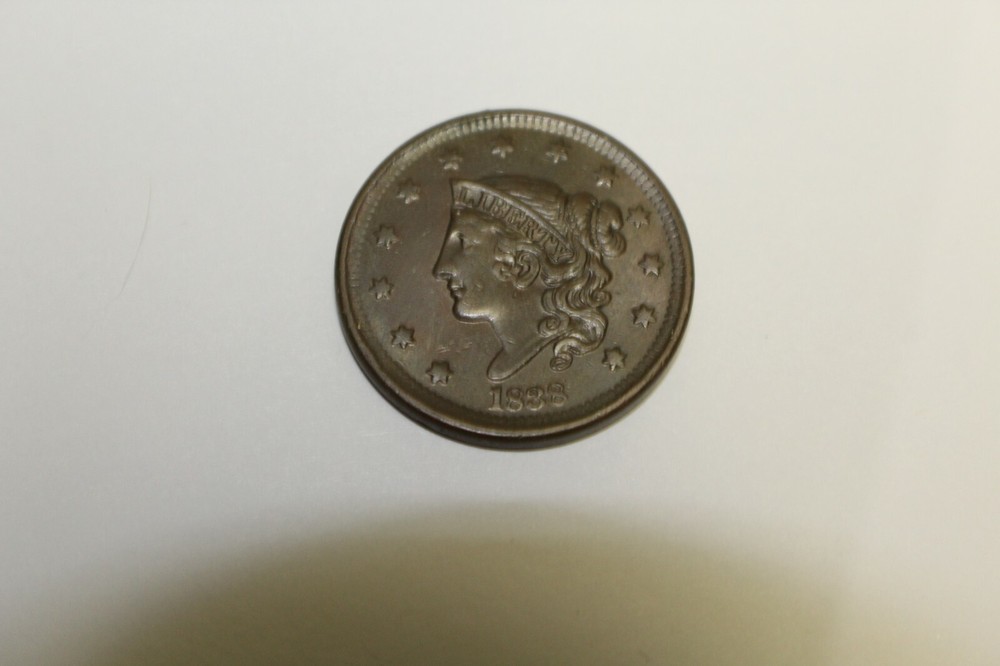 1838 LARGE CENT X18