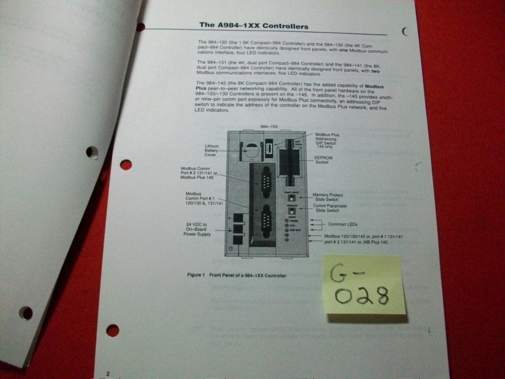 MODICON BM85 MODBUS PLUS BRIDGE/MULTIPLEXER & PROGRAMMABLE CONTROLLER GUIDES EXC